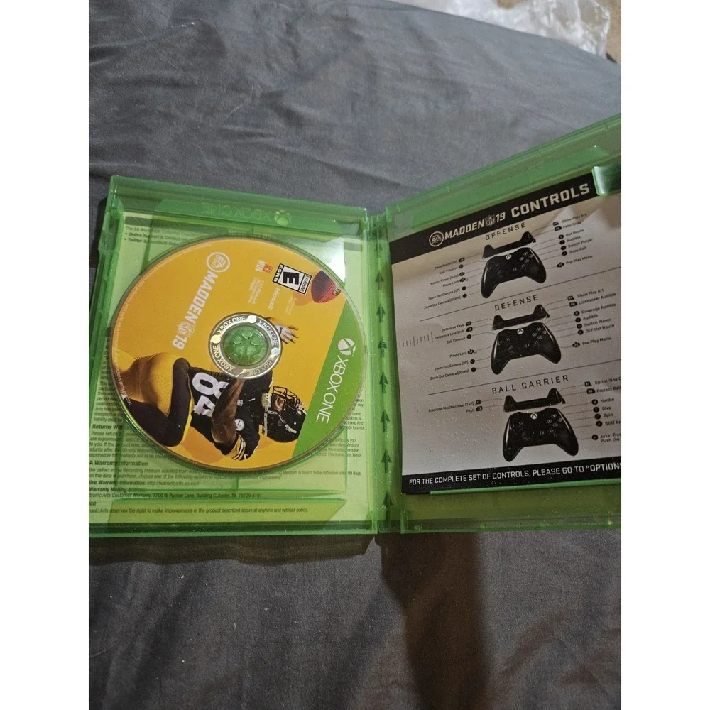 Madden NFL 19 Xbox One EA Sports Football‎ Video Game Antonio Brown Cover